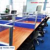 Vách ngăn bàn nỉ kính NK04