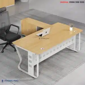 Bàn giám đốc chân sắt 1m4 Bernie B02
