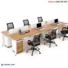 Cụm bàn làm việc Leon MLE-06 6 người