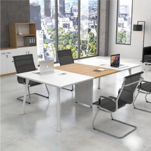 Bàn họp chân sắt Celin 2m4 BHSB2412