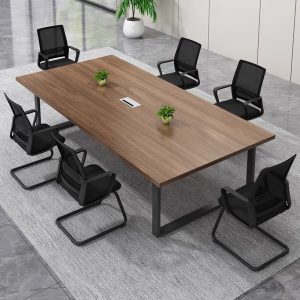 Bàn họp chân sắt 1m8 BHU01